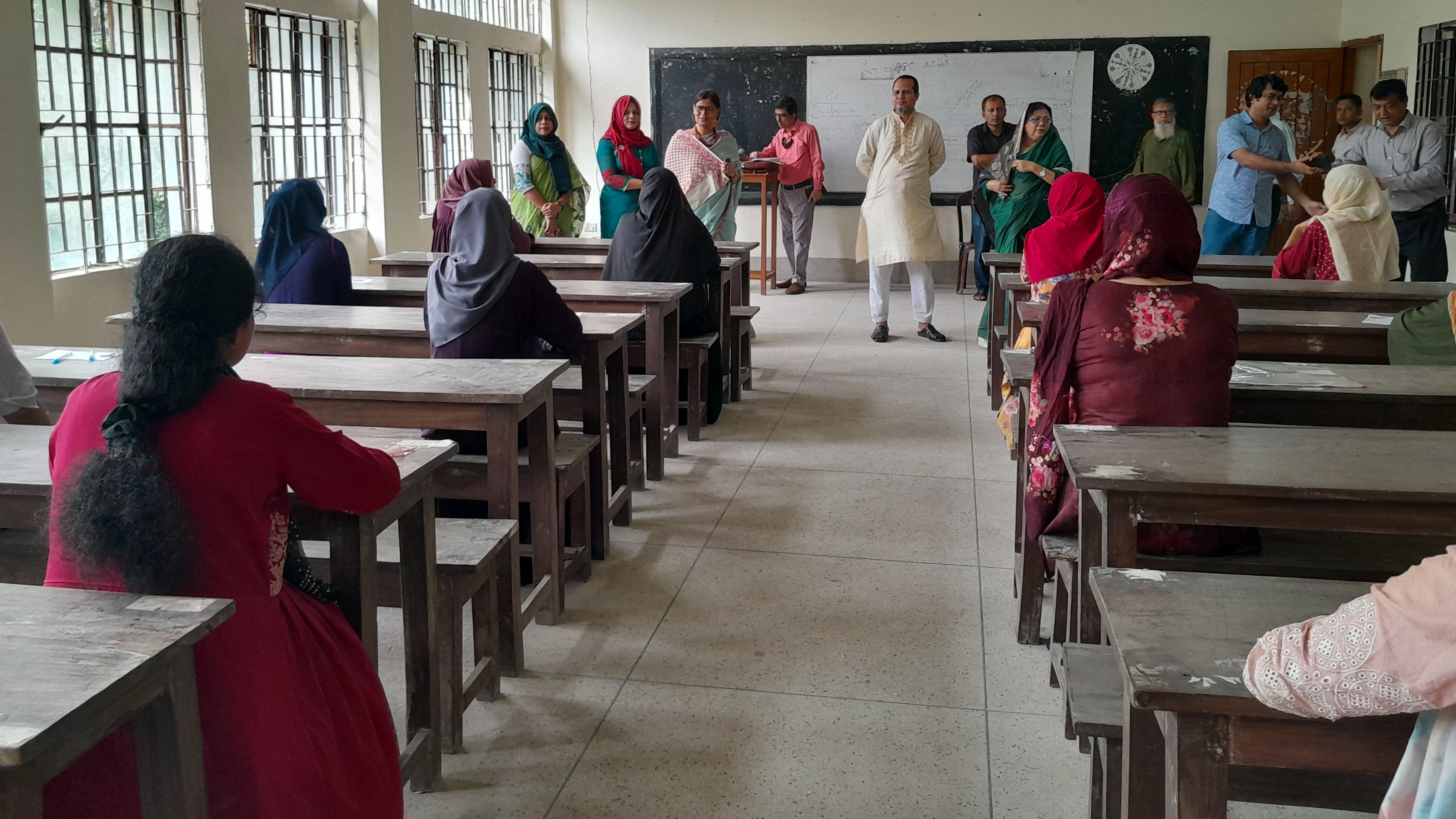 Admission test Hall visit 